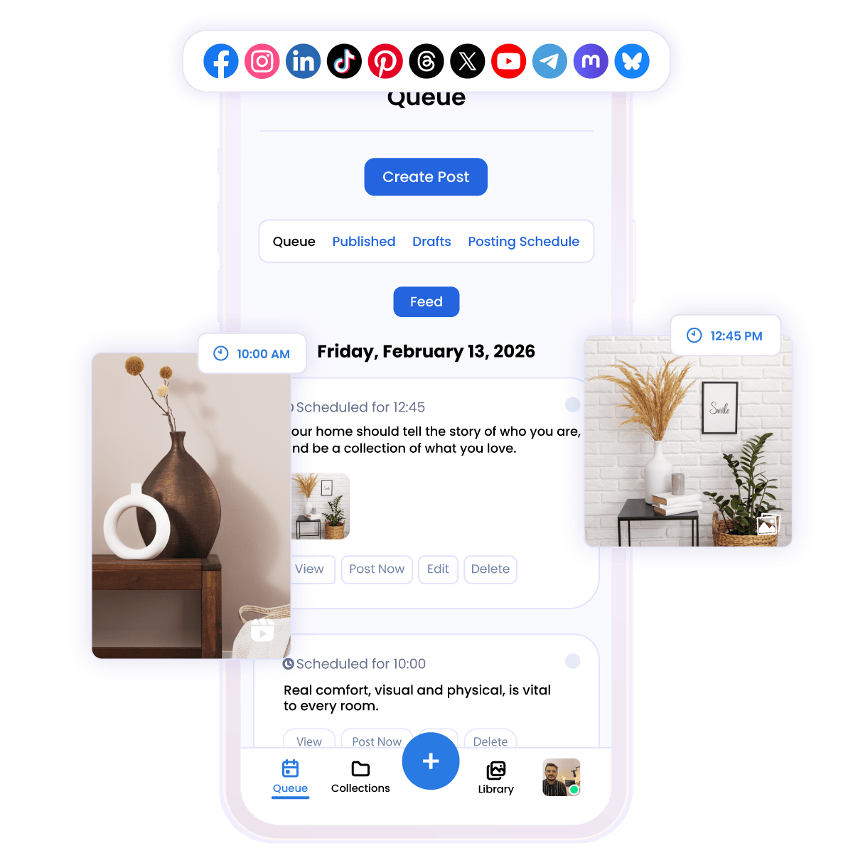 Create and Schedule Posts Across All Your Social Media Platforms