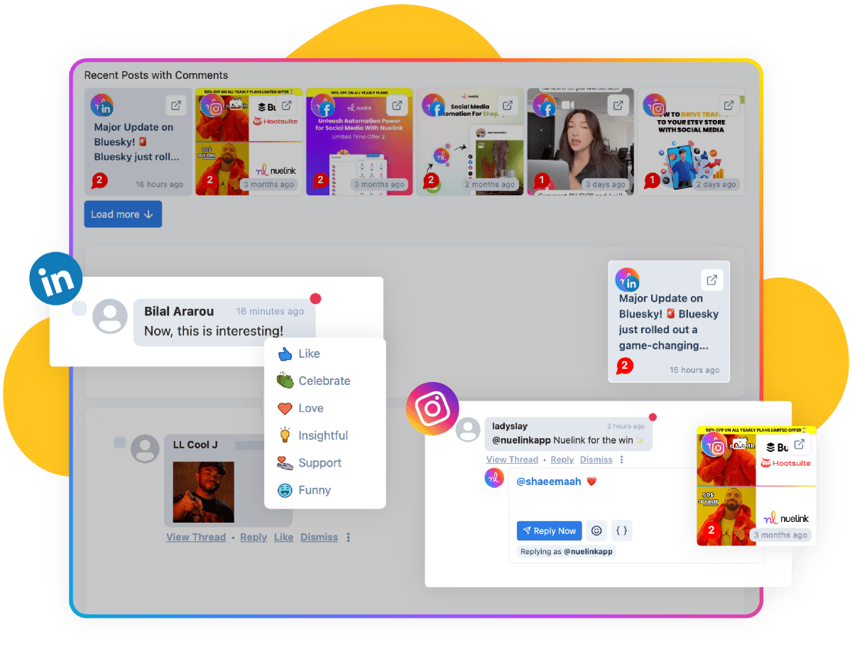 You'll never miss another comment on your social media clients' platforms again!