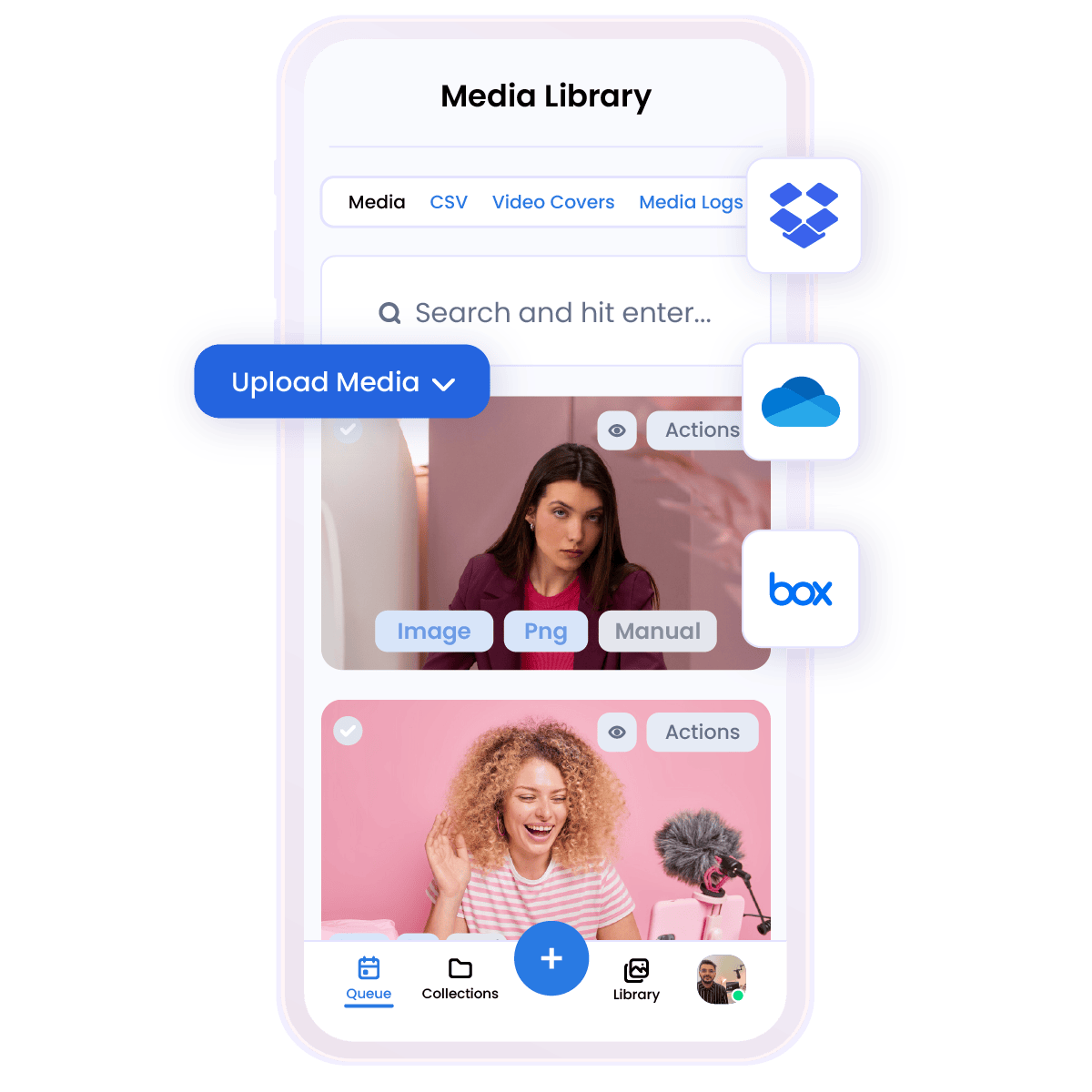Upload and Manage Your Media Library Directly from Your Phone