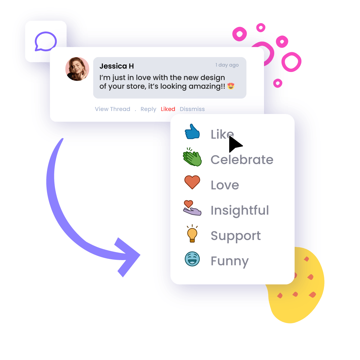React with More Than Just Likes