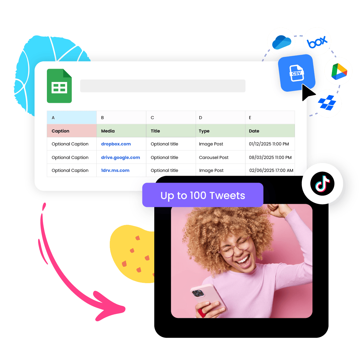 Unified Bulk Scheduling for All TikTok Content
